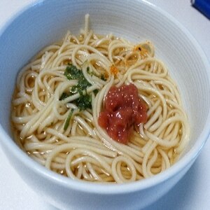 さっぱり梅にゅうめん